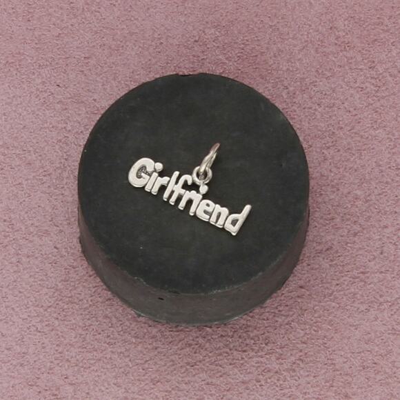 Sterling Jewelry - sterling silver girlfriend charm pendant